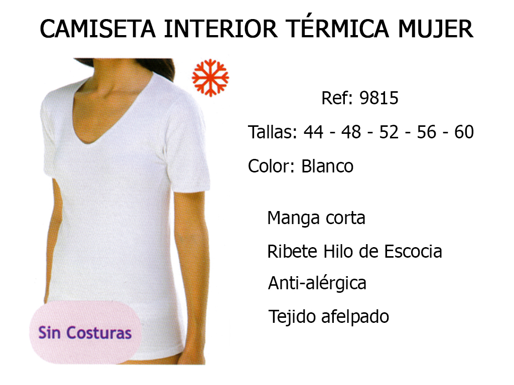 Esla Importaciones: Somos distribuidores de CAMISETA MANGA CORTA TÉRMICA  9815