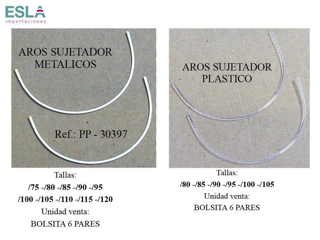 Inflar partícipe Corte Esla Importaciones: Somos distribuidores de AROS SUJETADOR METAL Y PLASTICO  PP-30397