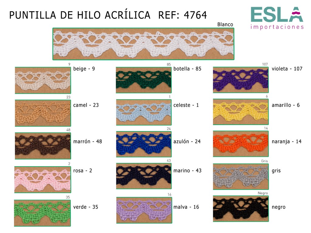 PUNTILLA HILO ACRILICA 4764