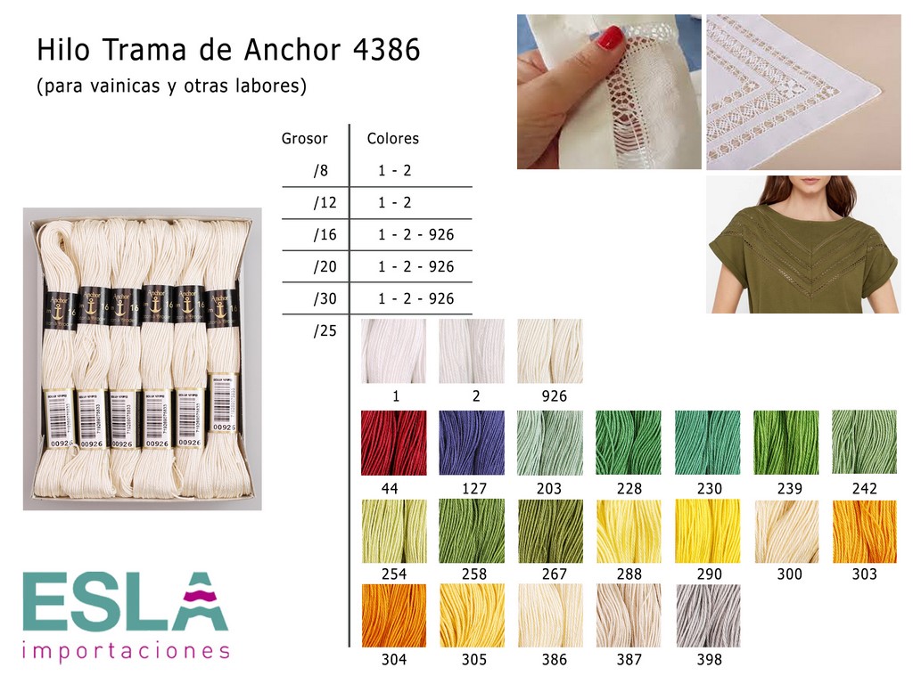 HILO TRAMA ANCHOR 4386