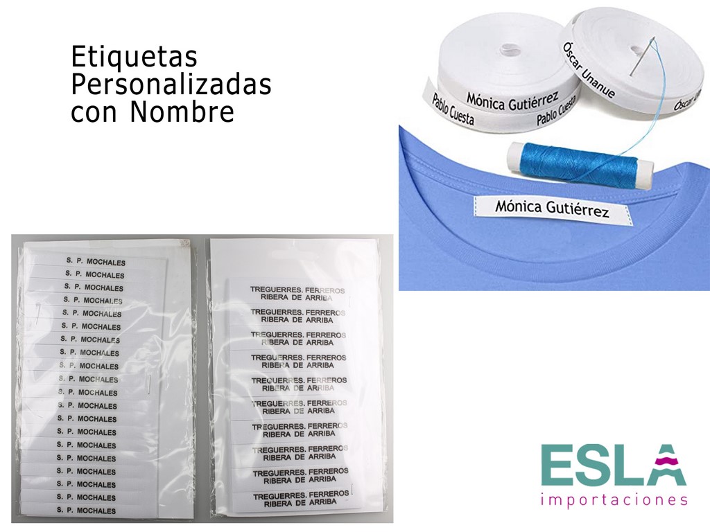 ETIQUETAS PERSONALIZADAS CON NOMBRE