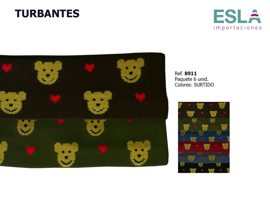 TURBANTE ESTAMPADO 8911