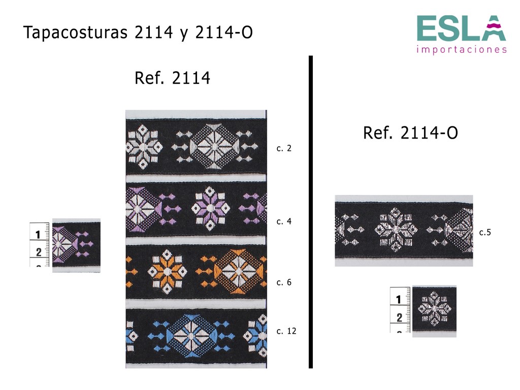 TAPACOSTURAS 2114 Y 2114-O