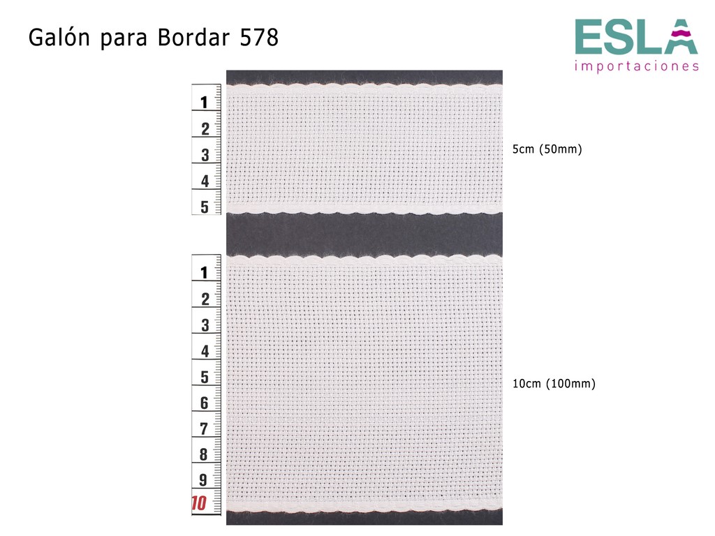 GALON PARA BORDAR 578