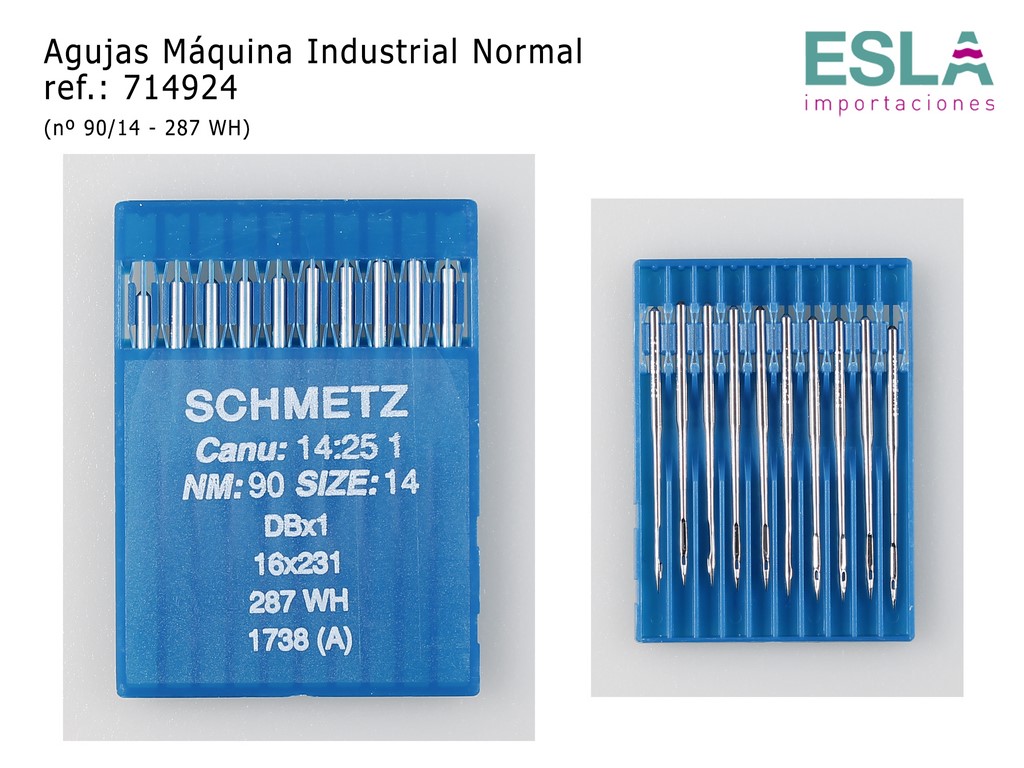 AGUJAS MAQUINA INDUSTRIAL NORMAL 714924 SCHMETZ