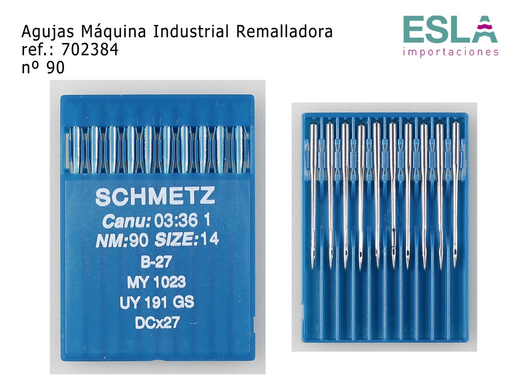 AGUJAS MAQUINA INDUSTRIAL REMALLADORA 702384 SCHMETZ