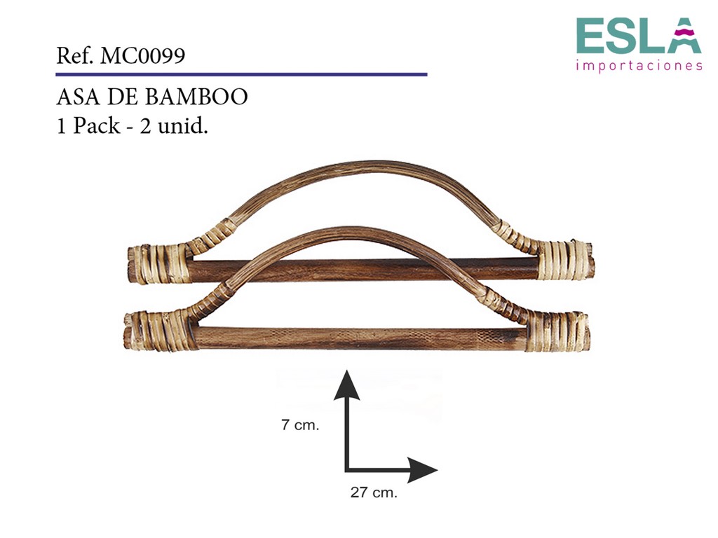 ASAS PARA BOLSOS BAMBU MC0099