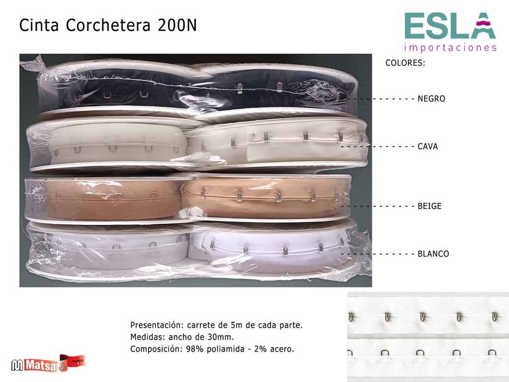 CINTA CORCHETERA 200N