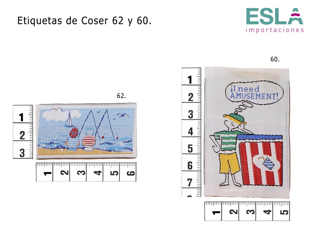 ETIQUETAS DE COSER 60 62