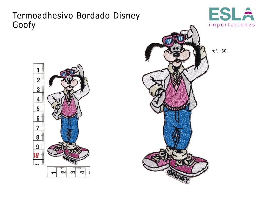 TERMOADHESIVO BORDADO DISNEY GOOFY 30