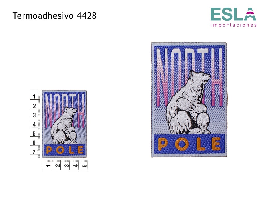 TERMOADHESIVO 4428 NORTH POLE OSO POLAR