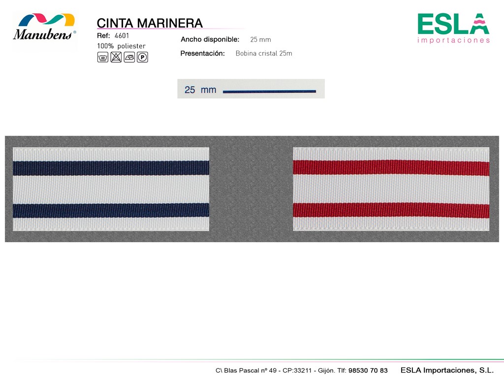 4601 CINTA MARINERA MANUBENS